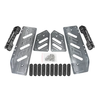 สําหรับ Honda ADV 350 ADV350 2021-2025 รถจักรยานยนต์ CNC อลูมิเนียม Footrest Matting Footboard Step Floorboards หมุดแผ่น