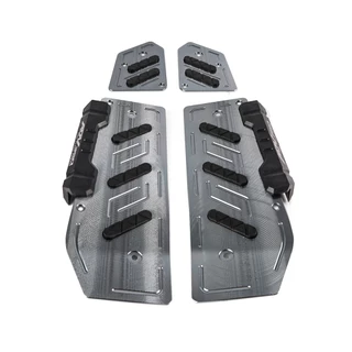 สําหรับ Honda ADV 350 ADV350 2021-2025 รถจักรยานยนต์ CNC อลูมิเนียม Footrest Matting Footboard Step Floorboards หมุดแผ่น