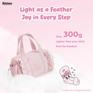 BAGSMART ESTHER BUNNY Crossbody Bag Fashion กระเป๋าสะพายขา้ง Mini Gym Bag Handbag Travel Duffel Bag