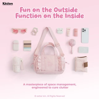 BAGSMART ESTHER BUNNY Crossbody Bag Fashion กระเป๋าสะพายขา้ง Mini Gym Bag Handbag Travel Duffel Bag