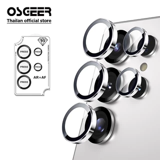 OSGEER ตัวป้องกันเลนส์กล้องสําหรับ Samsung Galaxy S26 S25 FE S24 S23 S22 Ultra Plus, Ultra-HD 9H Temp ered Glass Screen Protector