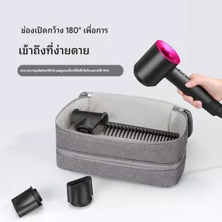 [Ready Stock+Fasting S hipping ]กระเป๋าเก็บของแบบพกพาเข้ากันได้กับเครื่องเป่าผม Dyson Supersonic/Dyson Airwrap Styler/Dyson Corral เครื่องหนีบผม
