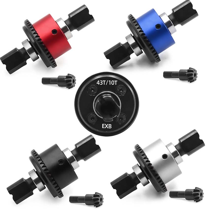 ด้านหน้าด้านหลัง 43 + 10T Differential Assembly W220 อุปกรณ์เสริมสําหรับ 1/8 KRATON 1/7 BIGROCK EXB 