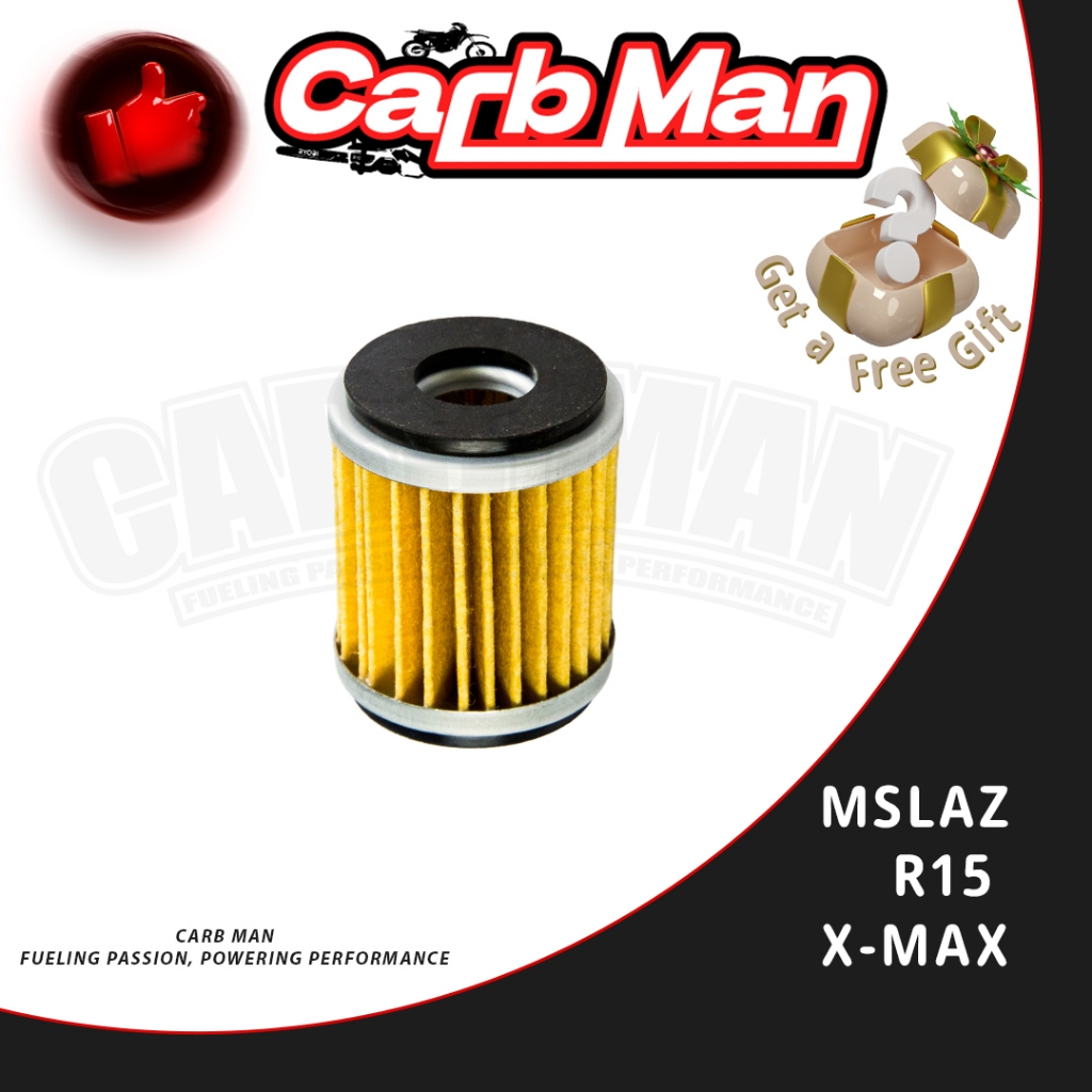 🔥ไส้กรองน้ำมันเครื่อง รุ่น Yamaha(0164)Mslaz/X-MAX/R15/All New R15/X-1R/Spark115i/Jupiter/Exciter/Fi