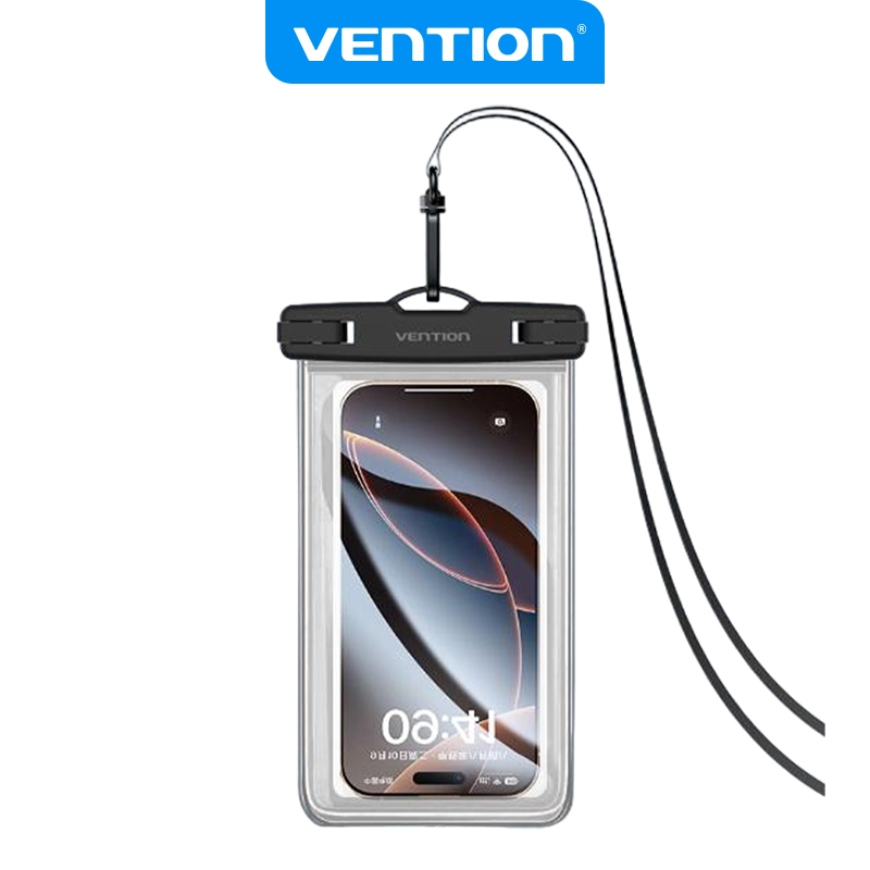 Vention Phone เคสกันน้ํา Dual Buckle IPX8 กระเป๋าป้องกันสําหรับโทรศัพท์สูงสุด 7.