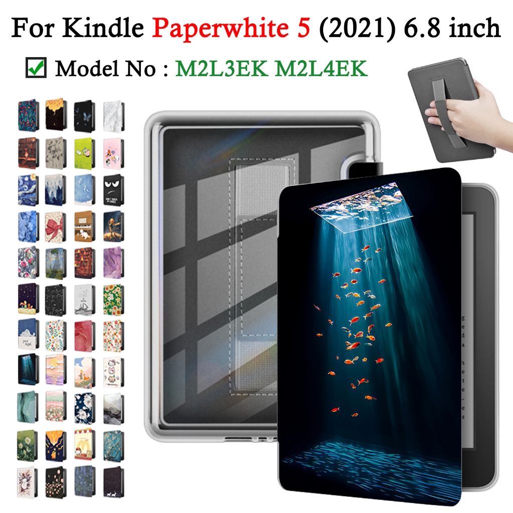 สําหรับ Kindle Paperwhite 5 (11th Gen) 6.8 2021 มือถือ E-Reader Case M2L3EK M2L4EK อะคริลิคโปร่งใส