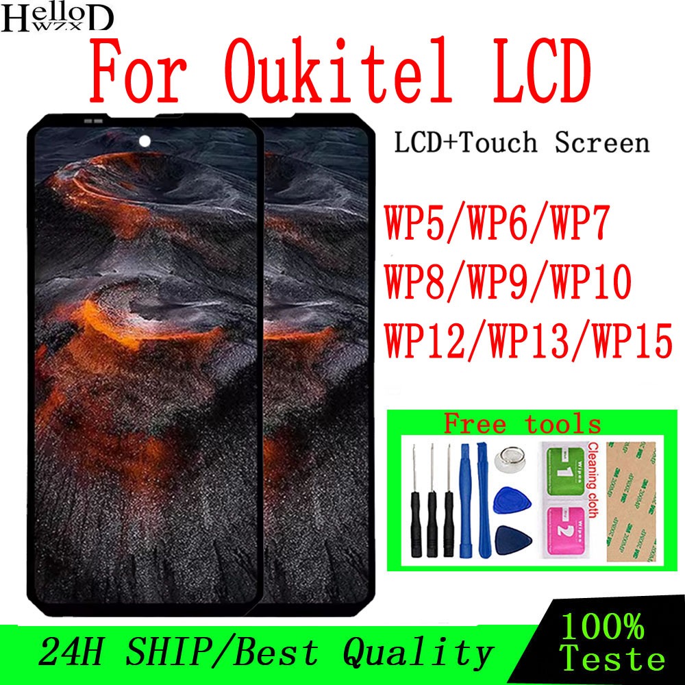 Oukitel WP5 WP5Pro WP6 WP7 WP8Pro WP9 WP10 WP12 WP13 WP15 WP16 จอแสดงผล LCD หน้าจอสัมผัสเปลี่ยน