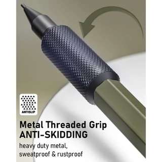 Nicpro 3 ชิ้น 1.3 มม. ชุดดินสอ 3 สี 36 เติมตะกั่ว, 3 ยางลบ - Weatherproof โลหะ MP2000 Heavy Duty Carpenter ดินสอสําหรับกลางแจ้งเครื่องหมายร่างการวาดภาพ