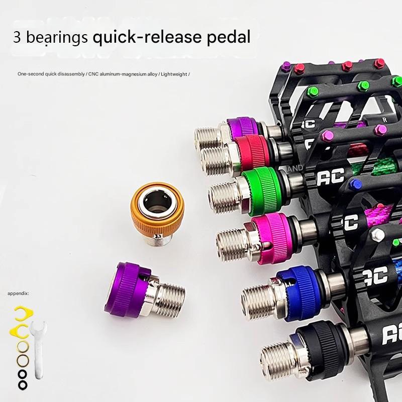 3 แบริ่ง Quick-release Pedals Universal Pedals สําหรับ JAVA NEO และ Brompton Dahon จักรยานพับ Superl