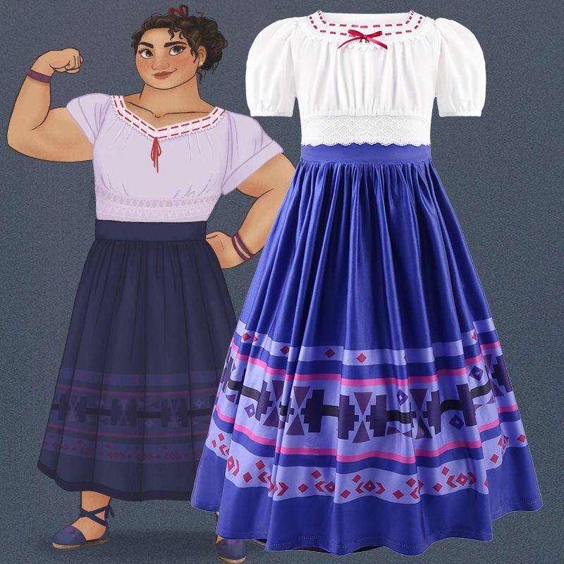 ชุดคอสเพลย์ Carnaval Isabella จาก Encanto สําหรับเด็กอายุ 3-12 ปี