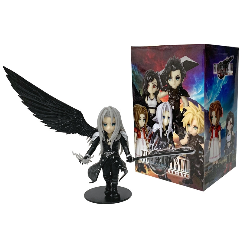 18 ซม. Final Fantasy VII เกมรูป Sephiroth Final BOSS สุดยอดคนร้ายกองกําลังพิเศษ PVC Action Figures ตุ๊กตาของเล่นของขวัญ