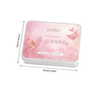 JILLRADIA - ยาทาเล็บเจลสีชมพูใหม่ ชุด 9 สี สไตล์อ่อนหวาน ติดทนนาน เหมาะสำหรับการทำเล็บ
