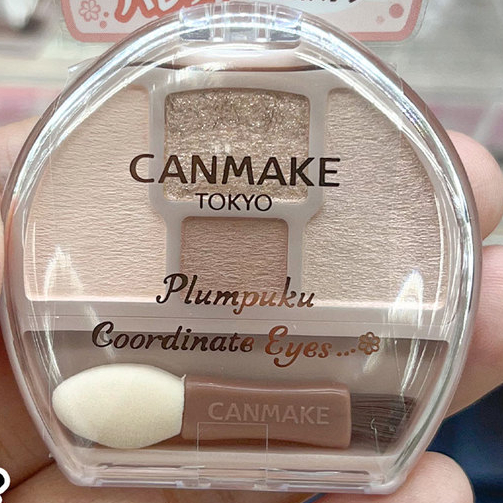 ญี่ปุ่น CANMAKE CANMAKE Ida Lying Silkworm Four-Color Eyeshadow Palette Modified Eye Tear Bag Makeup