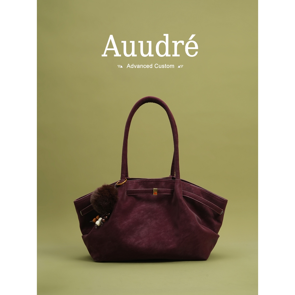 AUUDRE حقيبة كتف نسائية بسيطة كبيرة — صورة 4