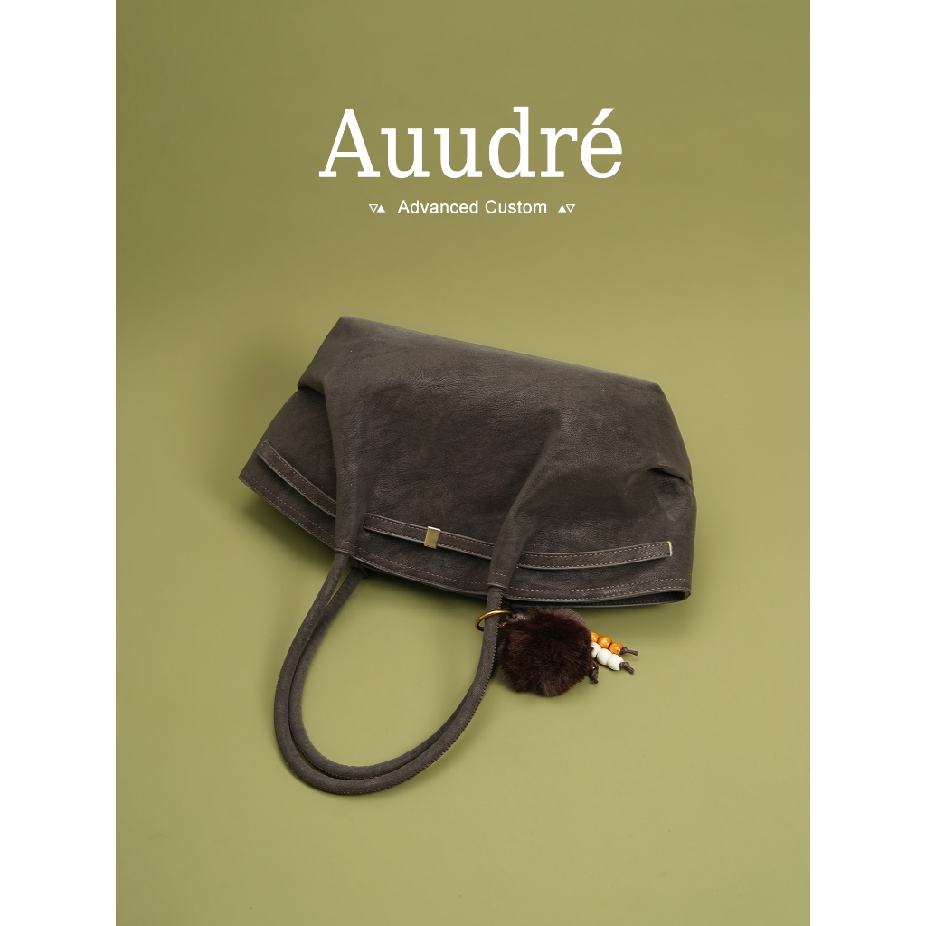 AUUDRE حقيبة كتف نسائية بسيطة كبيرة — صورة 2