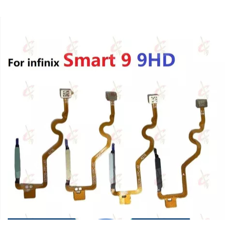 เซ็นเซอร์ลายนิ้วมือพิมพ์นิ้วสําหรับ infinix Smart 9 HD ปุ่มพลังงาน flex X6532 X6532C