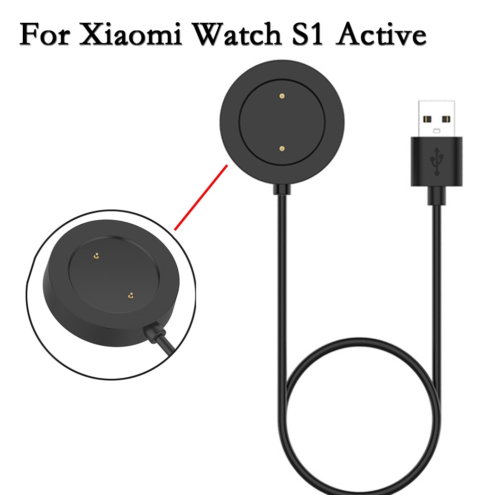 Charger สําหรับ Xiaomi นาฬิกา S1 Active 100 ซม.ไร้สาย USB Charger Cable Smartwatch ชาร์จแท่นชาร์จสํา