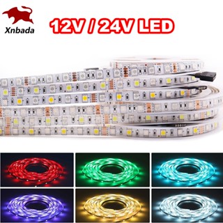5M 5050 60leds/m SMD LED Strip สีขาว/RGB/RGBW/RGBWW ตกแต่งบ้…