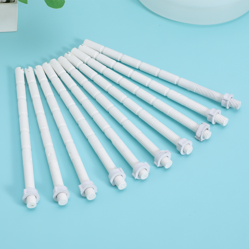 🚽 Goilinor 10pcs แท่งพลาสติกสำหรับถังน้ำชักโครก ปุ่มกดชักโครก สำหรับห้องน้ำ