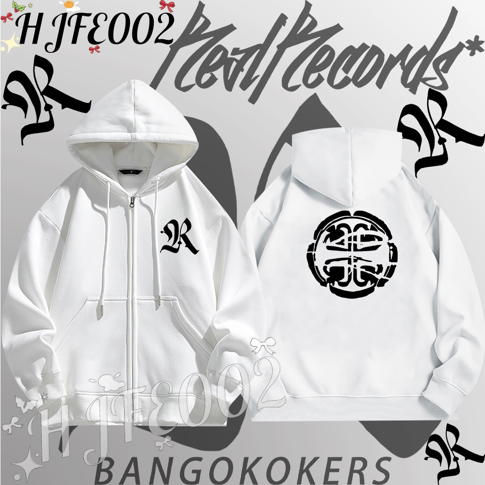 Rapper P9d Zip-up Hoodie ผ้าCotton 100%ใส่ได้ ทั้ง ชาย ใส่สบาย ไม่หด ไม่ย้ Stand collar sweatshirt#0