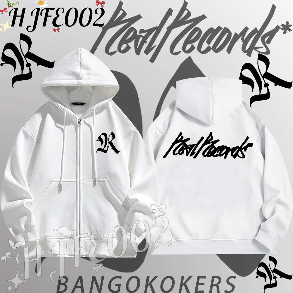 Rapper P9d Zip-up Hoodie ผ้าCotton 100%ใส่ได้ ทั้ง ชาย ใส่สบาย ไม่หด ไม่ย้ Stand collar sweatshirt#0