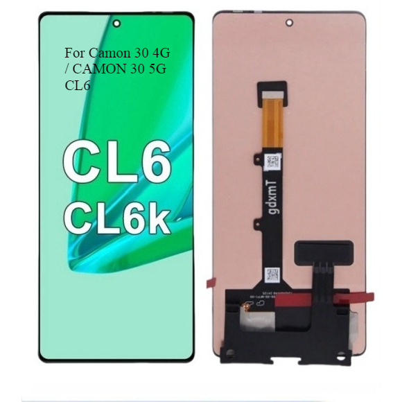 AMOLED LCD สําหรับ Tecno Camon 30 4G 5G Camon 30 Pro 5G Camon 30 Premier 5G จอแสดงผล LCD หน้าจอสัมผัสเปลี่ยน
