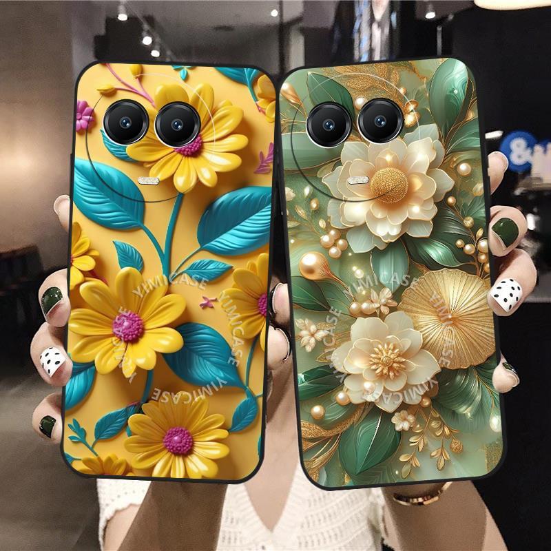 สําหรับRealme 10 10T 11 11X PRO PLUS 4G 5G RMX3630 RMX3661 RMX3612 RMX3780 RMX3770 RMX3771 RMX3740 ฝ