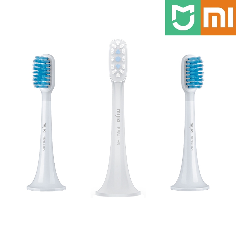 100% อย่างเป็นทางการ Originalเปลี่ยนหัวแปรงสีฟันสําหรับ Xiaomi Mijia แปรงสีฟันไฟฟ้า T300 / T500 / T5