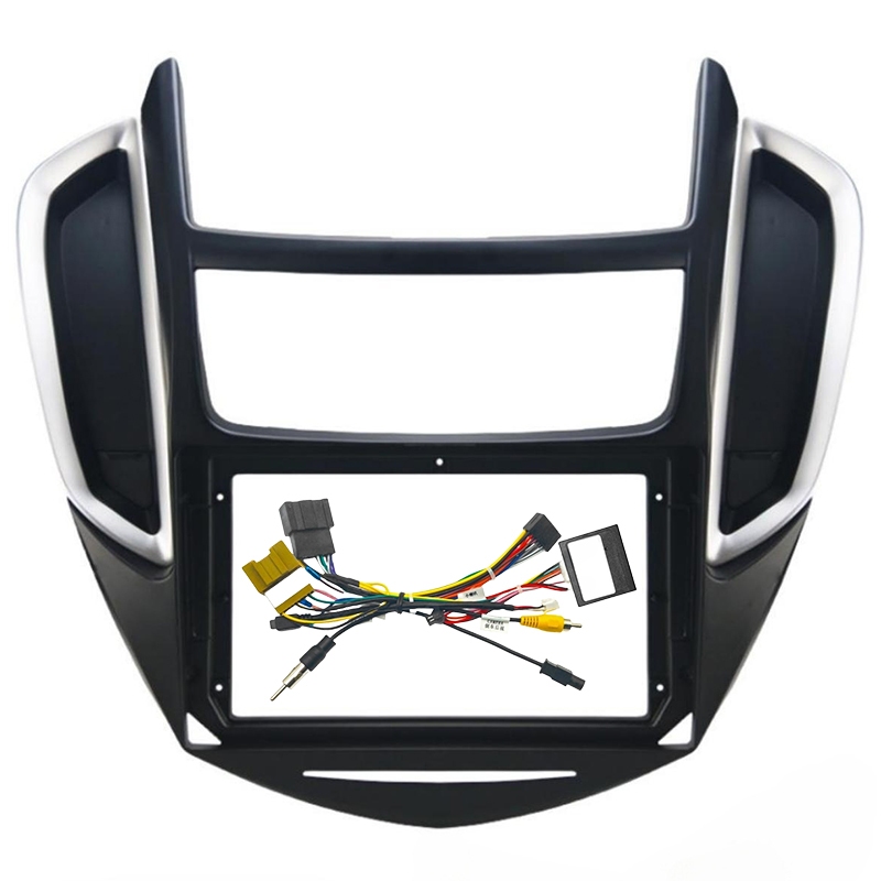 9 นิ้วรถกรอบ Fascia อะแดปเตอร์สําหรับ 2014 Chevrolet TRAX (9 นิ้ว) Android วิทยุ Dash Fitting แผงชุด