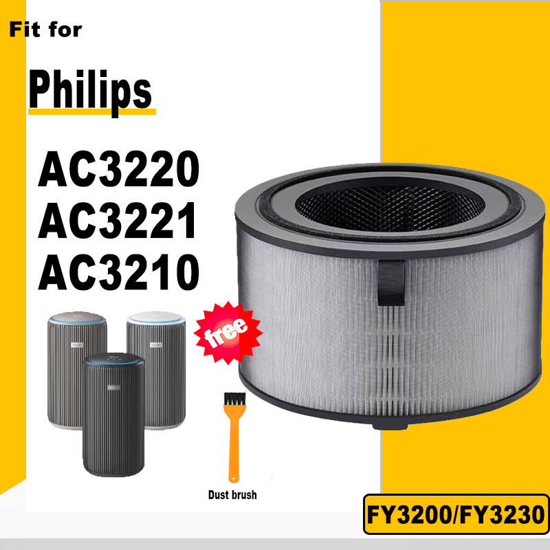 FY3200/30 | FY3200 เปลี่ยน H13 ตัวกรองถ่านกัมมันต์ Hepa สําหรับเครื่องฟอกอากาศ Philips 3200 Series A