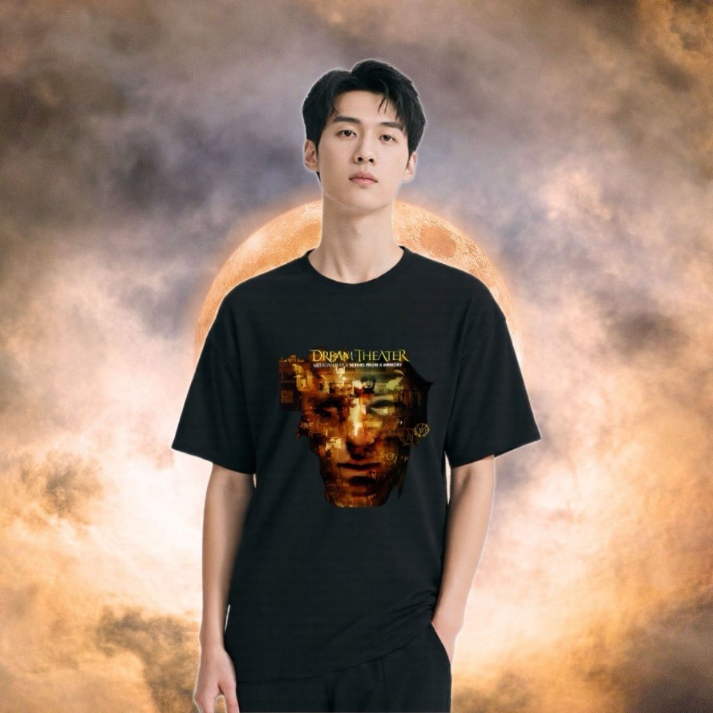 Dream Theater METROPOLIS ทศ.ม. คอเต่า combed Second Part Premium คอเต่า combed ด Dream Theater Band ทศ.ม.ค. Heavy Metal Rock Beyond Time and Space Distance COD