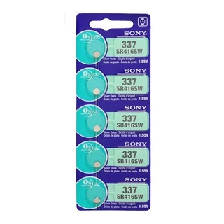 แบตเตอรี่นาฬิกา Sony 337 SR416SW • 371 SR920SW • 364 SR621SW • 377 SR626SW • 379 SR521SW • 399/395 SR927S/SW