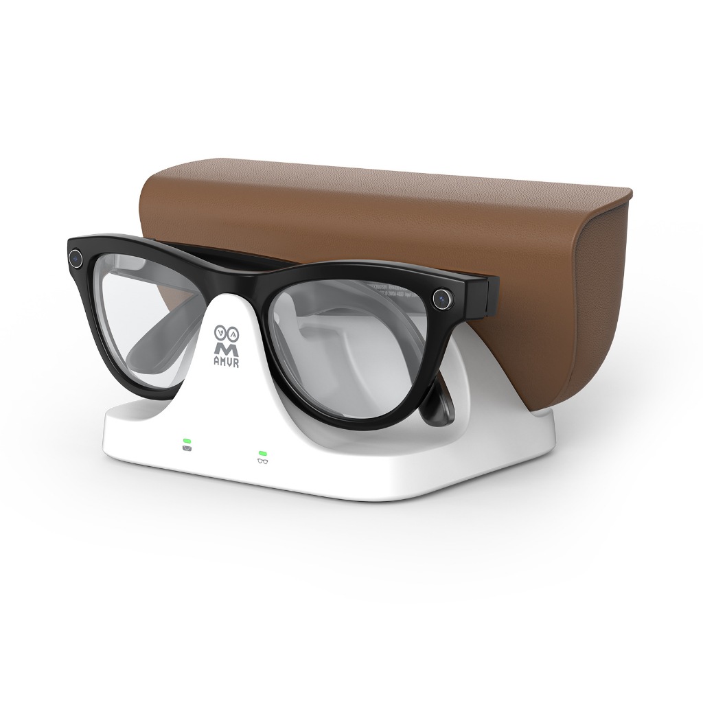 แท่นชาร์จ AMVR CD3 สําหรับเคสชาร์จ Ray-Ban Meta และแว่นตา Ray-Ban Meta