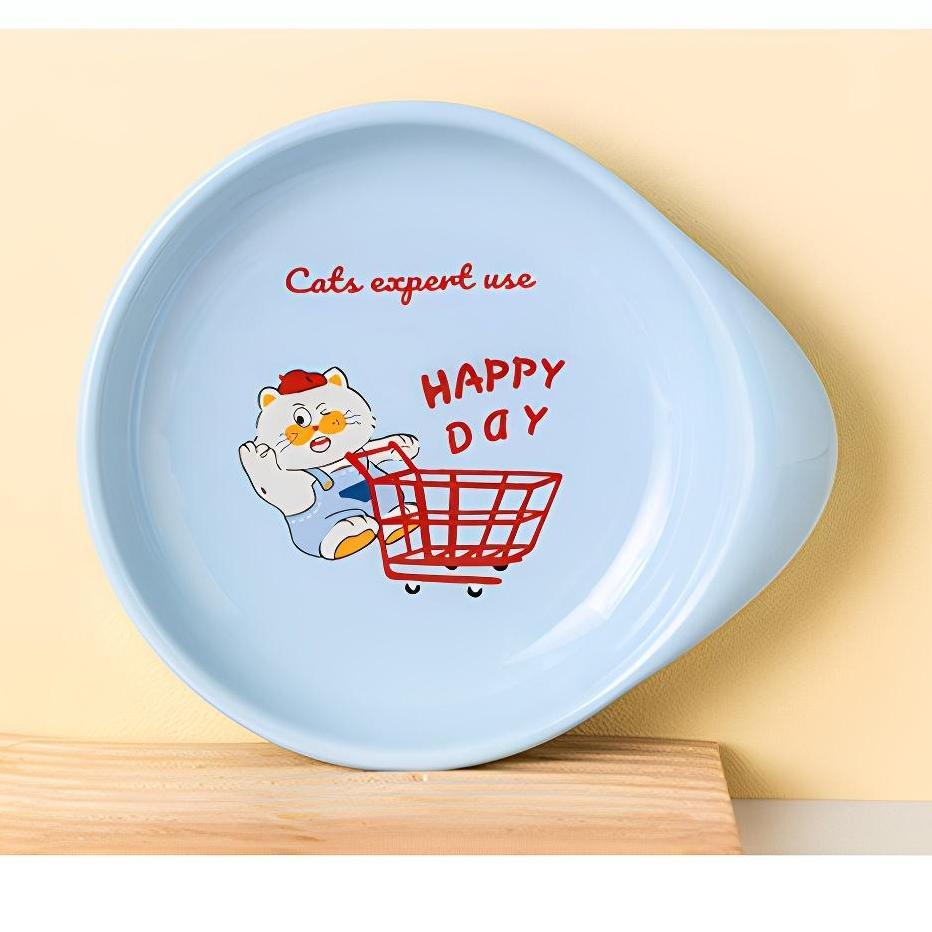 🔔 ชามเซรามิคพิเศษสำหรับขนมสัตว์✨HOCC | ทนทาน+ปลอดภัย+ทำความสะอาดง่าย 😻🐶 - รูปที่ 5