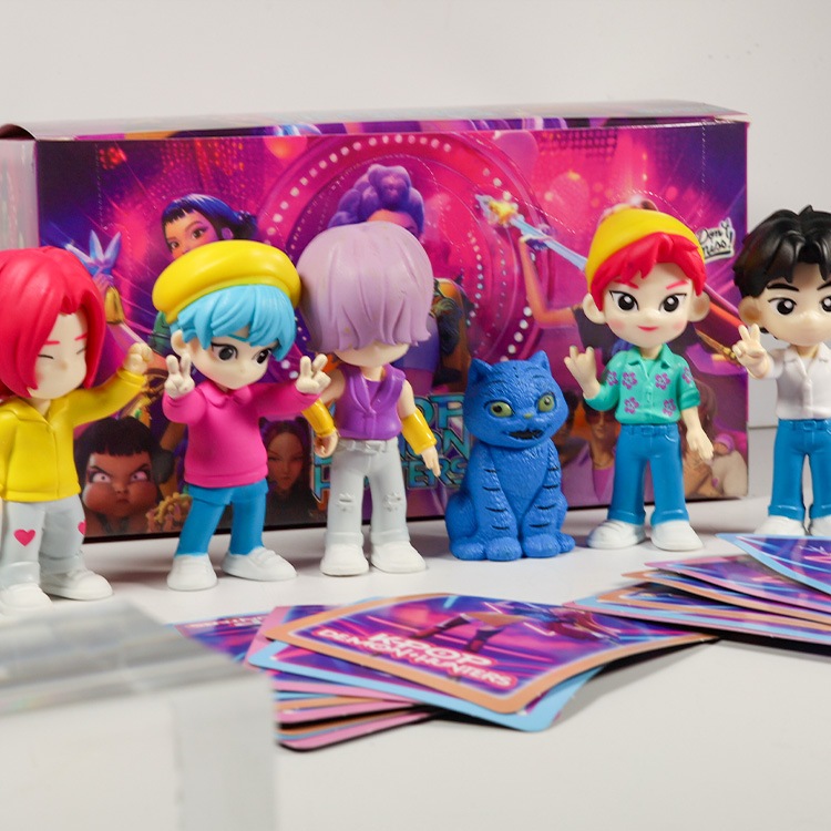 รุ่น KPop Demon Hunters Huntrix Derpy Tiger Action Figure ของสะสมของเล่น ราคา ถูกที่สุด ดีลบีเคเค แกลเลอรีภาพที่ 2