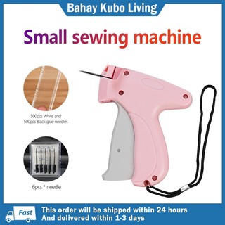 Quick clothing repairer, mini quick repair clothing sewing machine, mini clothing sewing gun, pink