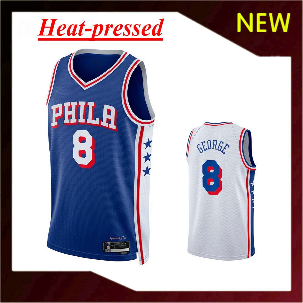 76ers 8# เสื้อ Paul George