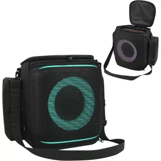 กระเป๋าเดินทางสําหรับ JBL Partybox Encore 2 Essential, เคสป้องกันถุงเก็บตาข่ายพร้อมสายสะพายไหล่และกระเป๋าอุปกรณ์เสริมสองด้าน