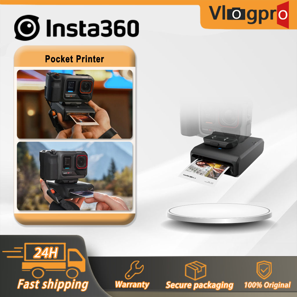 เครื่องพิมพ์กระเป๋า Insta360 สําหรับกล้องแอคชั่น Insta360 Ace Pro 2