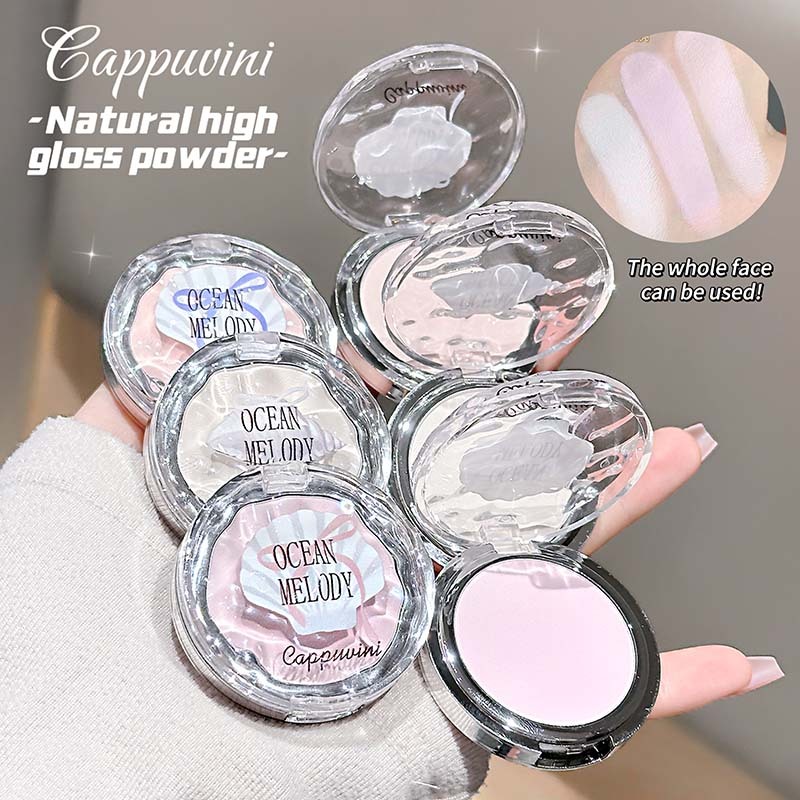 Cappuvini Matte Highlighting Powder 5.5g - Ultra-Fine Powder with Natural Color Payoff, Korean Style 3D Contouring Highlighter CP377 - รูปที่ 5
