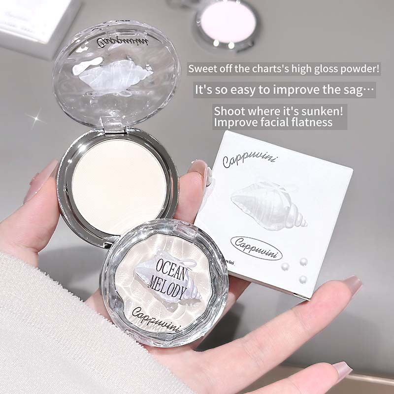 Cappuvini Matte Highlighting Powder 5.5g - Ultra-Fine Powder with Natural Color Payoff, Korean Style 3D Contouring Highlighter CP377 - รูปที่ 7