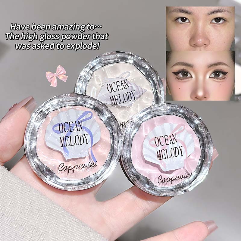 Cappuvini Matte Highlighting Powder 5.5g - Ultra-Fine Powder with Natural Color Payoff, Korean Style 3D Contouring Highlighter CP377 - รูปที่ 6