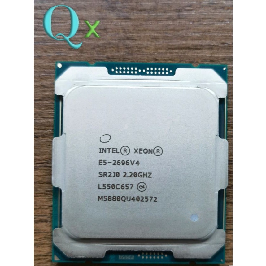 Upgrade CPU Xeon E5-2696 V4 LGA2011-3 เซิร์ฟเวอร์ CPU โปรเซสเซอร์ 22Core 2.2GHz 44T 55MB สําหรับ X99