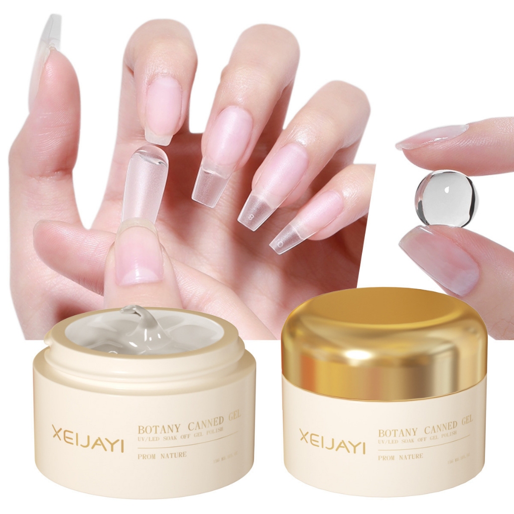 XEIJAYI 15 กรัม น้ำยาทาเล็บเจลอเนกประสงค์ใหม่ สามารถใช้กับเล็บปลอมและตกแต่งเล็บ เหมาะสำหรับใช้ในร้านทำเล็บ
