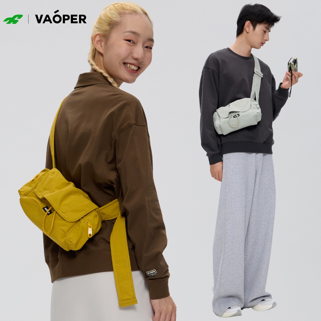 VAOPER กระเป๋าสะพายข้างสำหรับวันdailyuse ออกแบบมาให้น้ำหนักเบาและพกพาสะดวก มีช่องสำหรับใส่โทรศัพท์ L611S