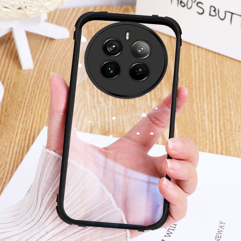 YBD เคสโทรศัพท์สําหรับRealme 12 Pro Plus Realme 12X 13 5Gน้ําหนักเบากันกระแทกAll-glassอะคริลิคเลนส์P