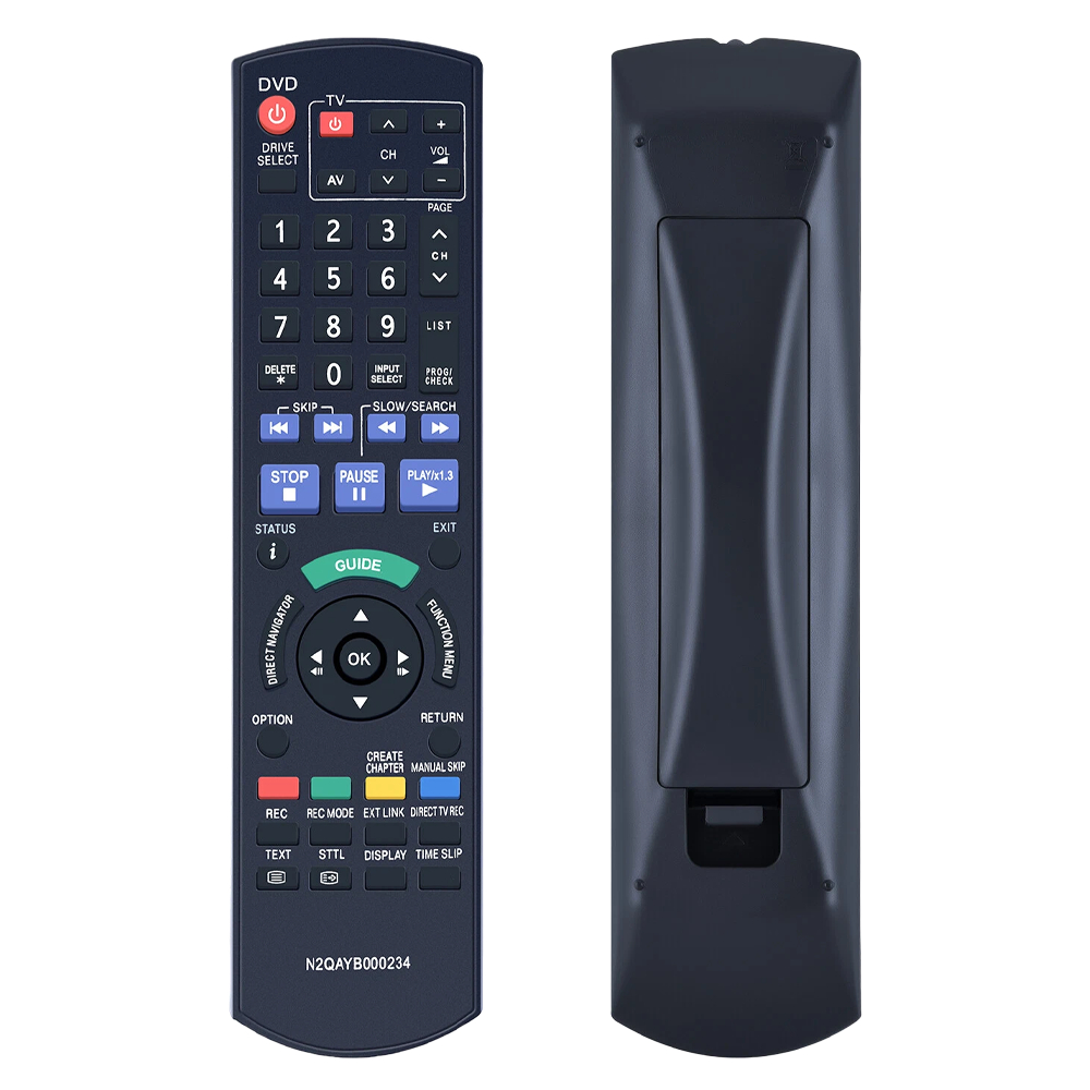 N2QAYB000234 รีโมทคอนโทรลสําหรับเครื่องบันทึก DVD Panasonic DMR-EX81S DMR-EX71S DMR-EX71 DMR-EX71SEG