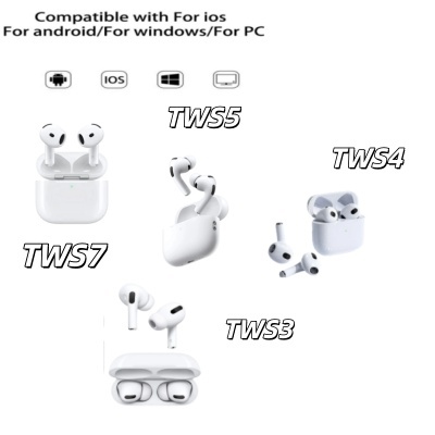 หูฟังสําหรับเล่นเกม TWS 3/4/5/7 Pro | 0.038s Low Latency & Deep Bass | แบตเตอรี่ 40H ชาร์จเร็ว | กันน้ํา IPX6 | ราคาดีที่สุด ปลาค็อด