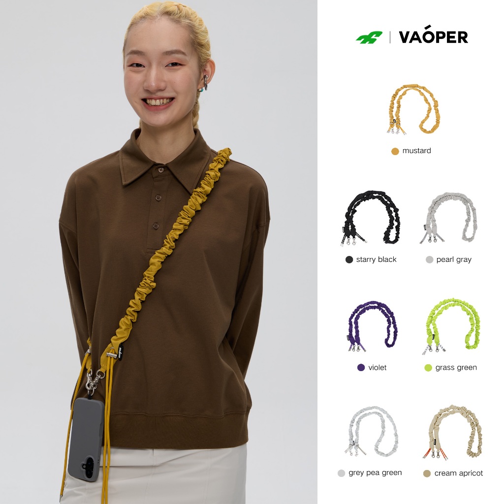 VAOPER Universal สายคล้องมัลติฟังก์ชันสำหรับโทรศัพท์และกระเป๋า Crossbody เหมาะสำหรับการเดินป่าและการใช้งานหลากหลาย｜A054