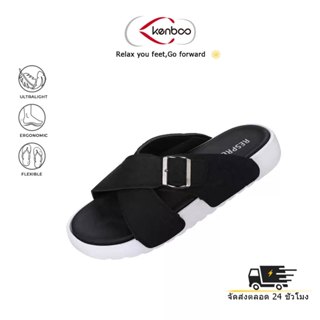 kenboo ผู้ชายรองเท้าแตะฤดูร้อนสวมใส่ด้านนอกรองเท้าผู้ชายใหม่…